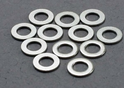 Traxxas : Washers, 3x6mm Métal (12)