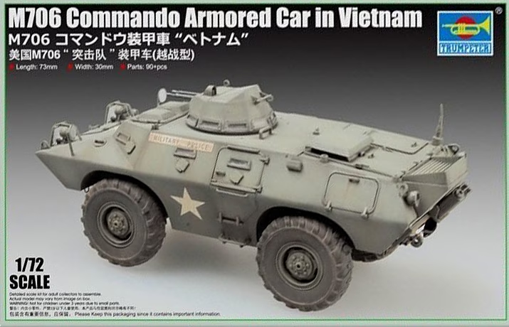 Trumpeter : M706 Commando Armored Car in Vietnam