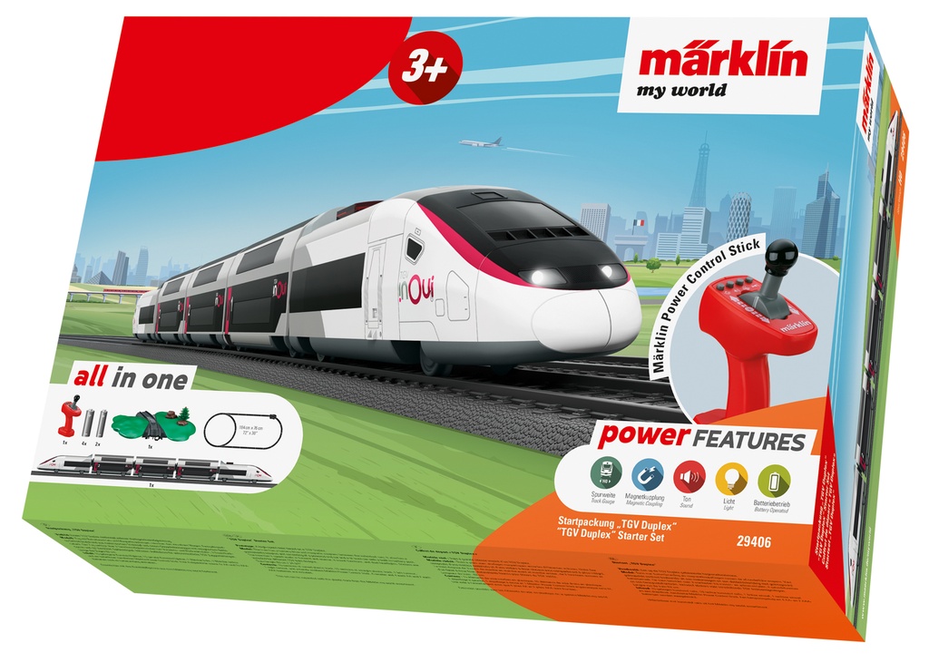 Marklin : Boite Départ TGV Duplex My World