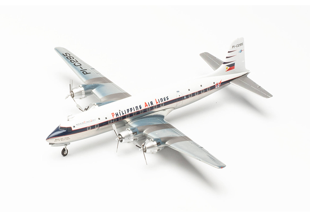 Herpa : Philippine Air Lines Douglas DC-6B - PI-C295 Magellan’s Cross / Cruz de Magallanes