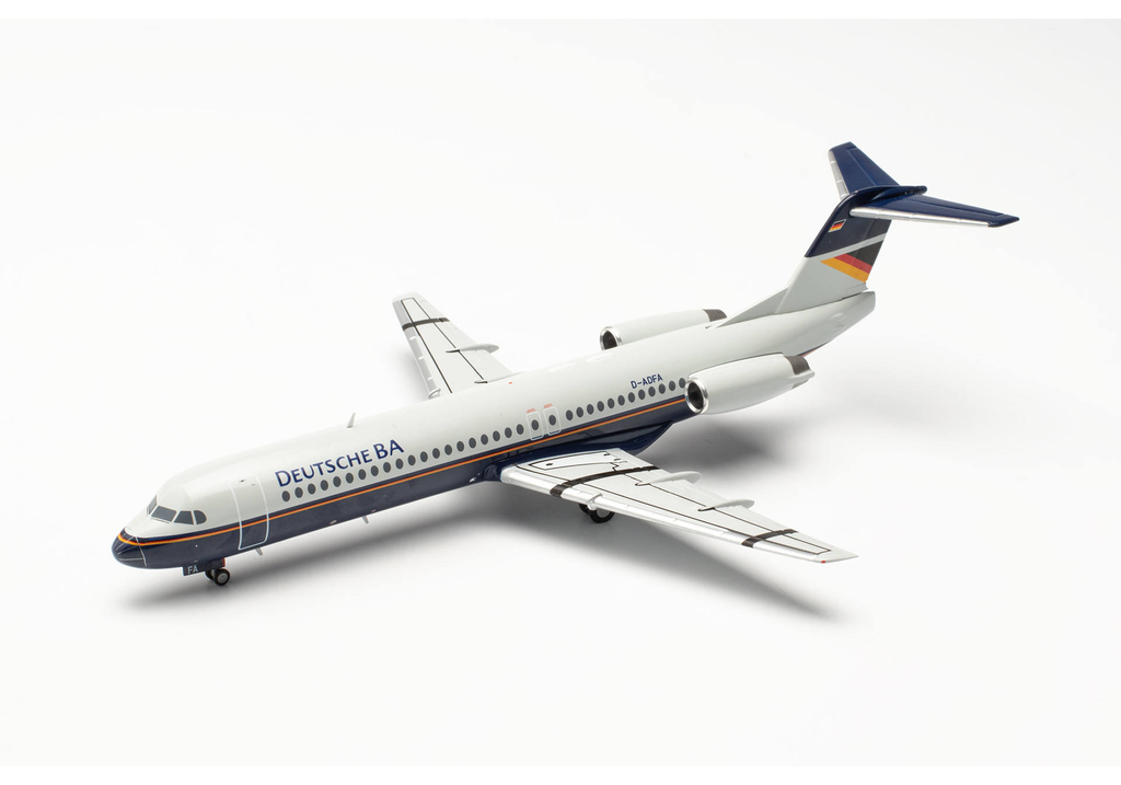 Herpa : Deutsche BA Fokker 100 – D-ADFA