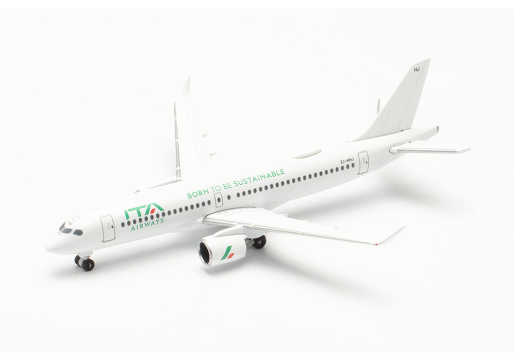 Herpa : ITA Airways Airbus A220-300 “Born to be Sustainable” – EI-HHJ