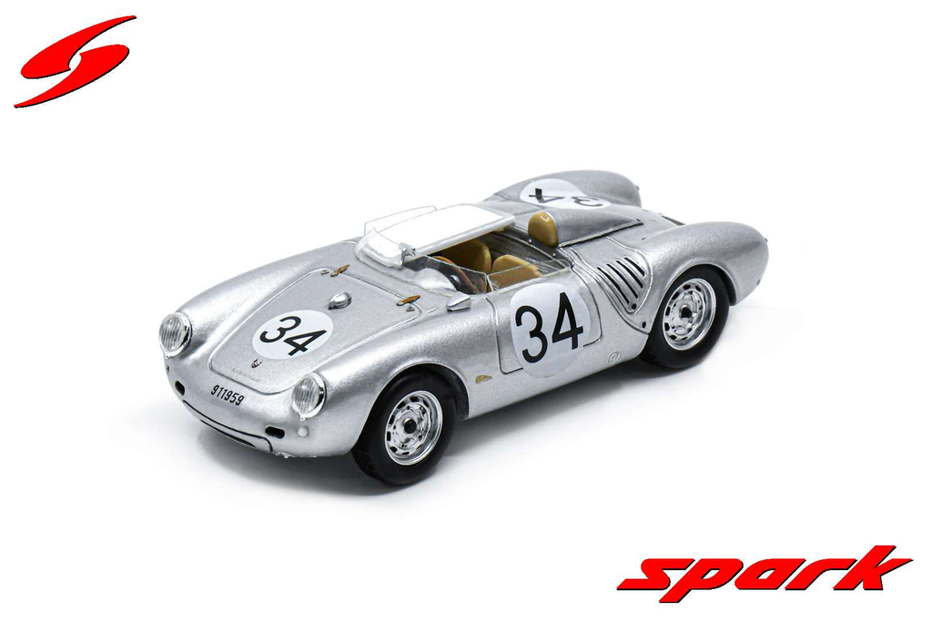 Spark : Porsche 550A │ No.34 24h Le Mans 1957 E. Crawford - C. Storez