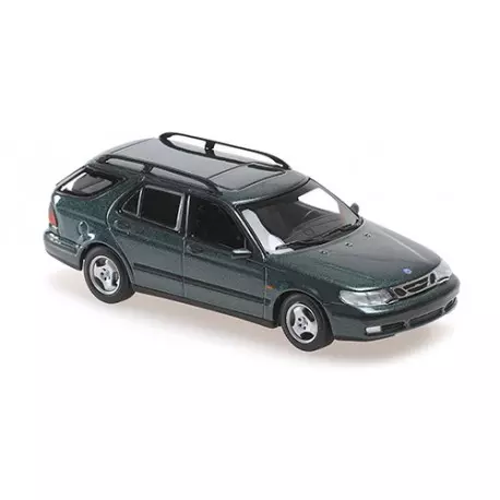 Maxichamps : Saab 9-5 Break 1999 Dark Green Metallic