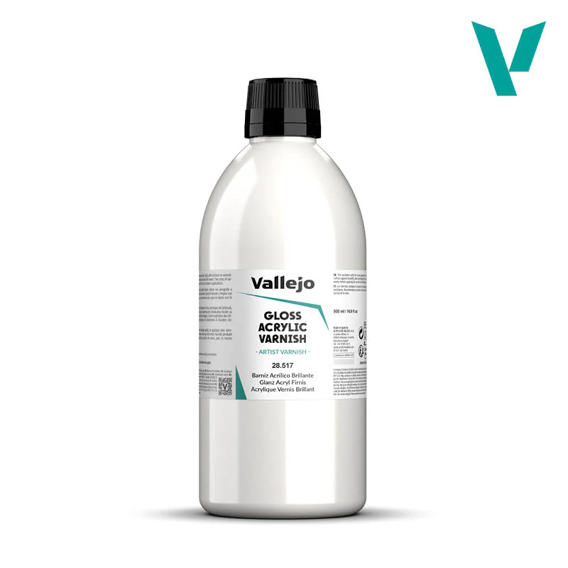 Vallejo : Vernis Acrylique Gloss - Brillant (500ml)