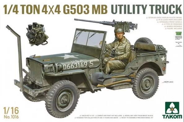 Takom : Jeep Willy's 1/4Ton 4x4 G503 MB