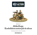 Boltaction : Afrika Korps Kradschutzen motorcycle and sidecar