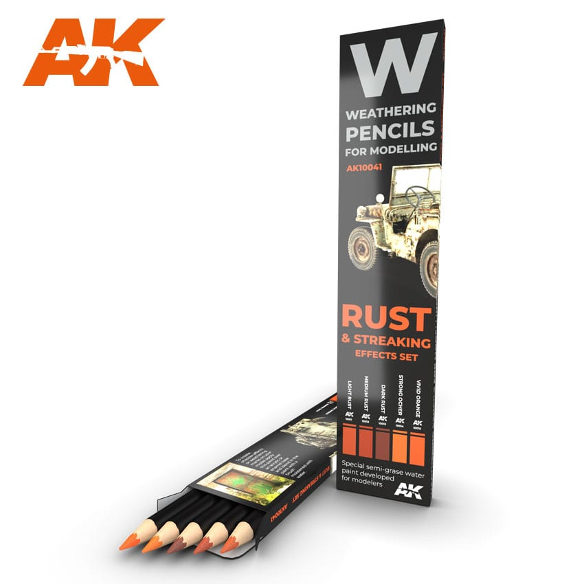 Ak :  Rust & Streaking effect Set │ Crayon de Weathering