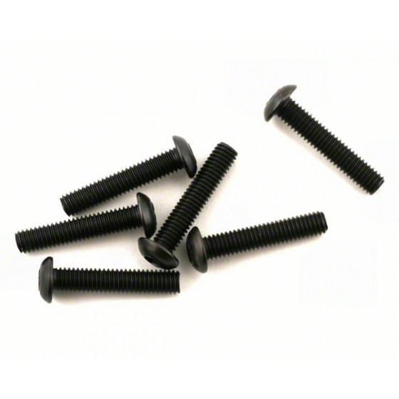 Traxxas : Vis 3x15mm - Tête Bombée [Hex] (6pcs)