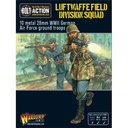 Bolt Action : Luftwaffe Field Division Squad │ Mid - Late │ Ce pack Luftwaffe Field Division Squad vous permet d'ajouter une escouade de 10 figurines métal à vos forces Allemandes