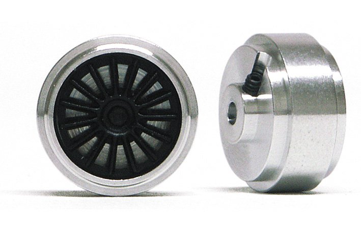 Slot.it Jantes  alu 15.8x8.2x1.5mm short hub