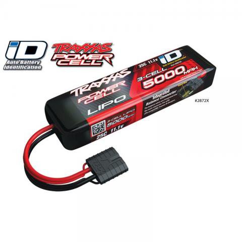 Traxxas ID : Accu Lipo 11.1v (3S) - 5000Mah 25C (Traxxas-ID Plug)