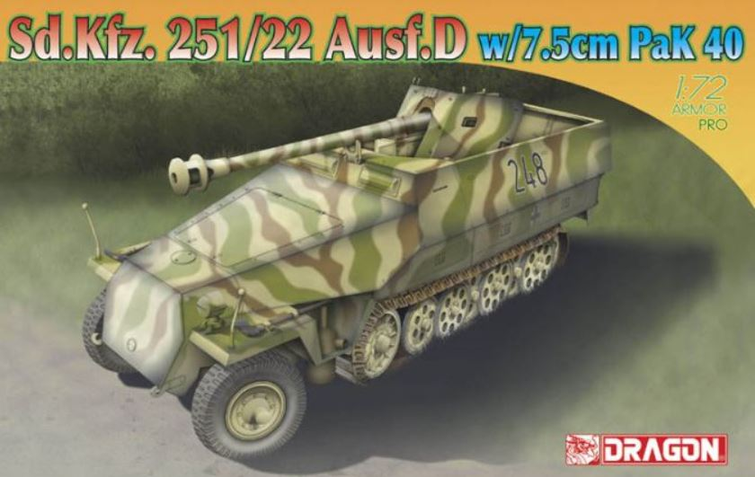 Dragon : Sd.kfz.251/22 Ausf.d w/7.5cm Pak 40