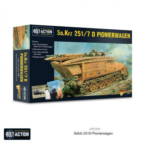 Bolt Action : Sd.kfz 251/7 D Pionierwagen │ Mid - Late