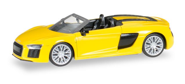 AUDI R8 JAUNE 