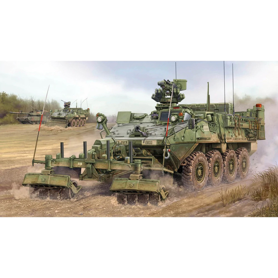 Trumpeter : M1132 Stryker Engineer Squad Vehicle W/SOB