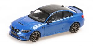 Minichamps : BMW M2 CS │ 2020  Bleu métallique - Jantes Or