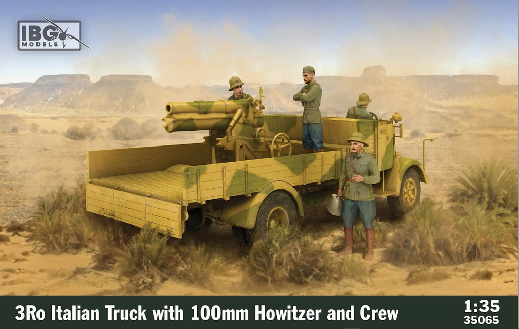 IBG : 3Ro Italian Truck with 100mm Howitzer