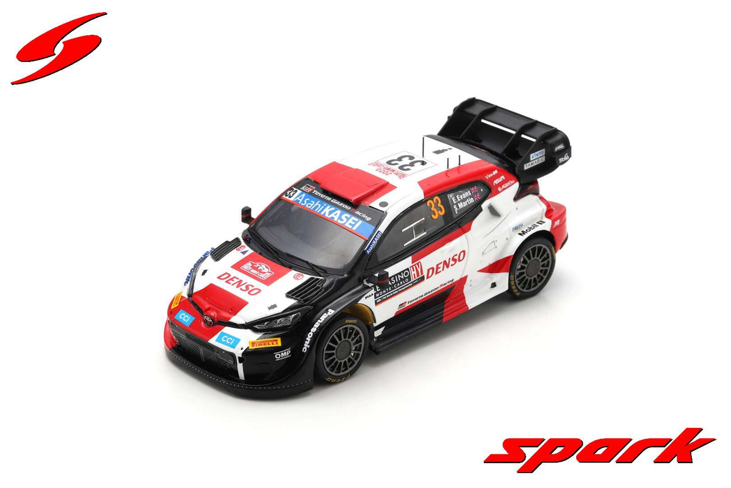 Spark : Toyota GR Yaris Rally1 Hybrid │ No.33 Toyota Gazoo Racing WRT 4th Rally Monte Carlo 2023 E. Evans - S. Martin