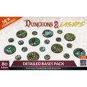 Dungeons & Lasers : Detailed Bases Pack (80pcs) │ 5E Compatible