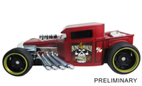 Carrera : Hot Wheels™ - Bone Shaker™ rouge