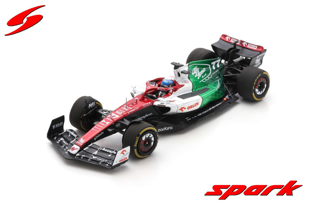 Spark : Alfa Romeo F1 Team Orlen C42 │ No.77 Alfa Romeo f1 team Orlen Azerbaijan GP 2022 Valtteri Bottas