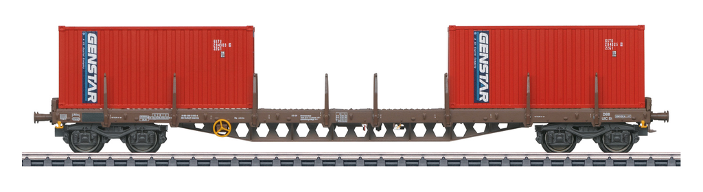 Marklin : Wagon porte-conteneurs GENSTAR │ Alternatif 