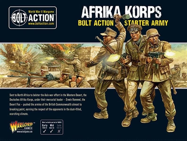 Bolt Action : Afrika Korps Starter Army │ Mid - Late