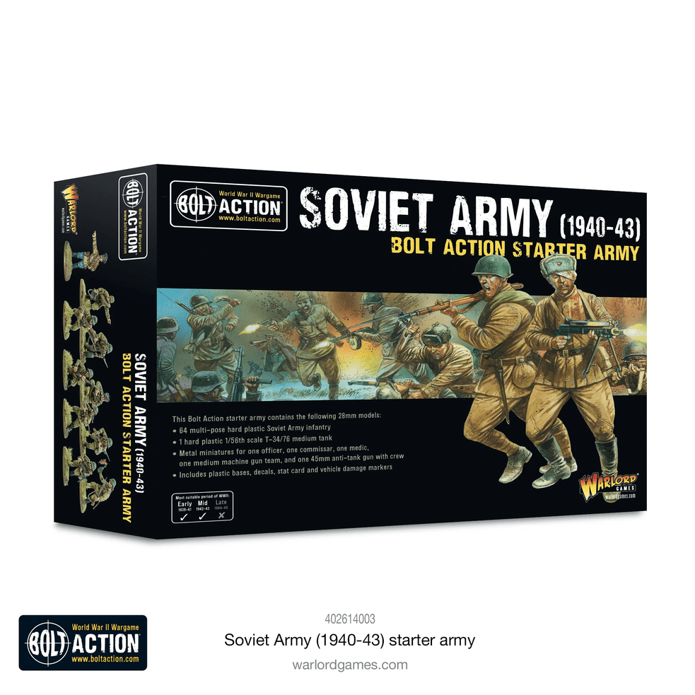 Bolt Action : Soviet Army (1940-43) Starter Army │ Early - Mid