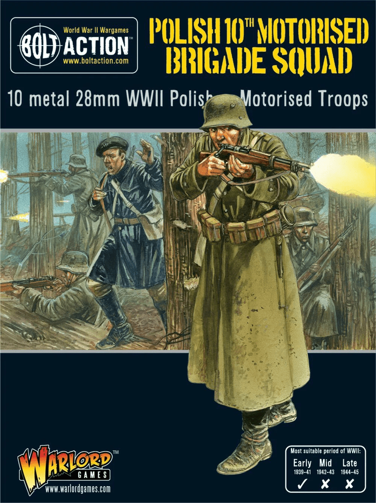 Bolt Action : Polish 10th Motorised Brigade Squad │ Early