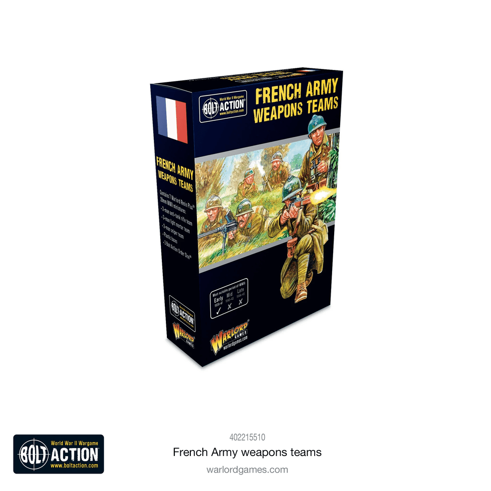 Bolt Action :  French Army weapons teams │ Early