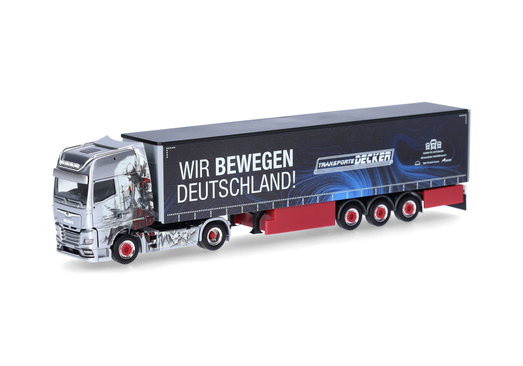 Herpa : Man TGX Semi Bache Transport Decker