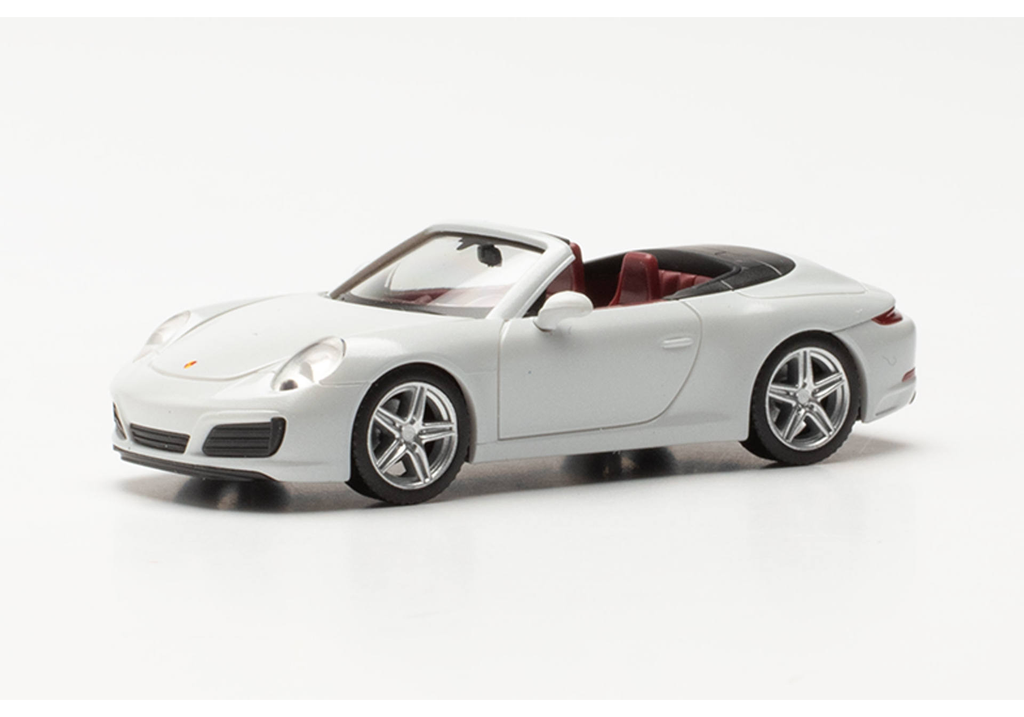 Herpa : Porsche 992 R Cabriolet Blanc