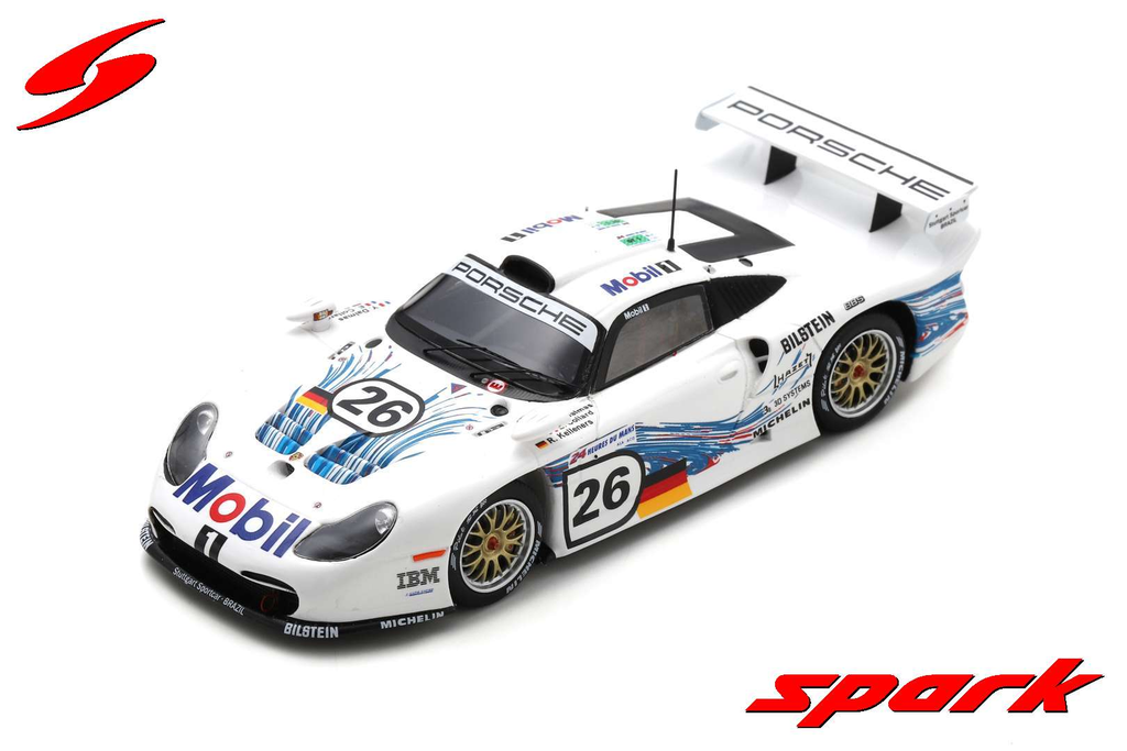 Spark model: Porsche 911 GT1 no.26 Porsche ag 24h le mans 1997 r. Kelleners - e. Collard - y. Dalmas