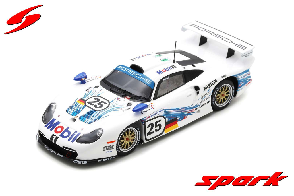 Spark Model : PORSCHE 911 GT1 NO.25 PORSCHE AG 24H LE MANS 1997 H-J. STUCK - B. WOLLEK - T. BOUTSEN