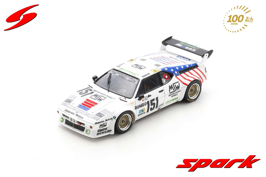 Spark model : BMW M1 NO.151 15TH 24H LE MANS 1985 E. DÖREN - M. BIRRANE - J-P. LIBER