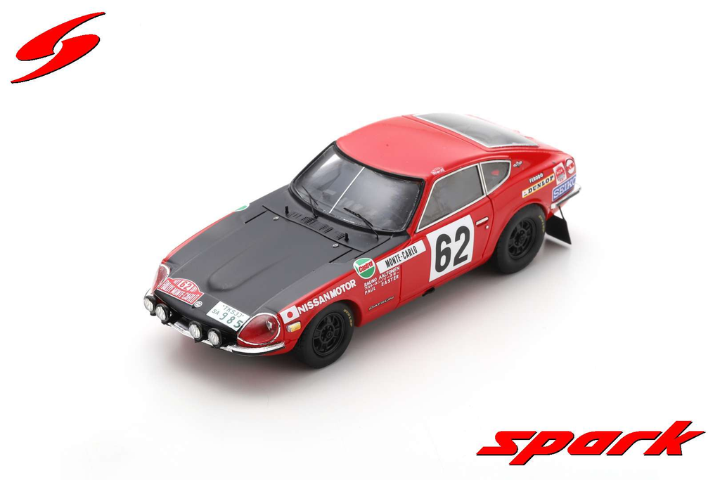 Spark model : DATSUN 240 Z NO.62 RALLY MONTE CARLO 1971 R. AALTONEN - P. EASTER