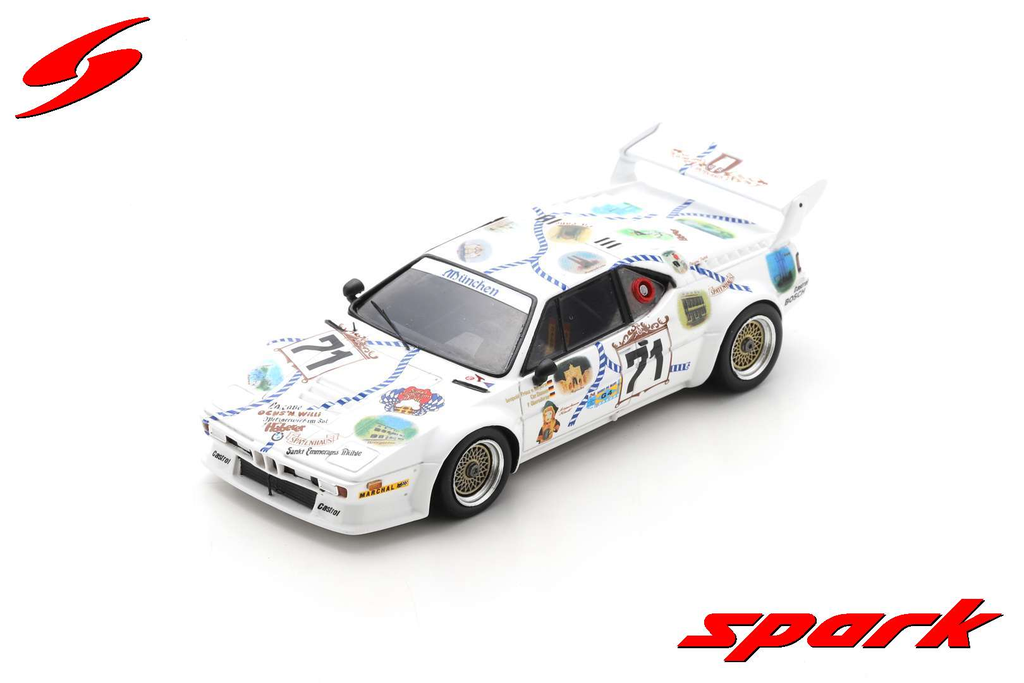 Spark model : BMW M1 NO.71 24H LE MANS 1981 C. DANNER - L. VON BAYERN - P. OBERNDORFER