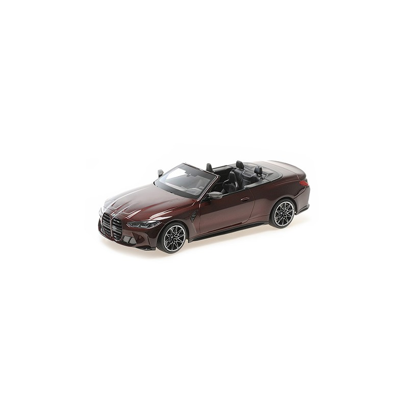 Minichamps : BMW M4 Cabriolet Rouge foncé métalisé