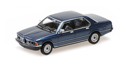 Minichamps : BMW 733I E23 Bleu Métal 