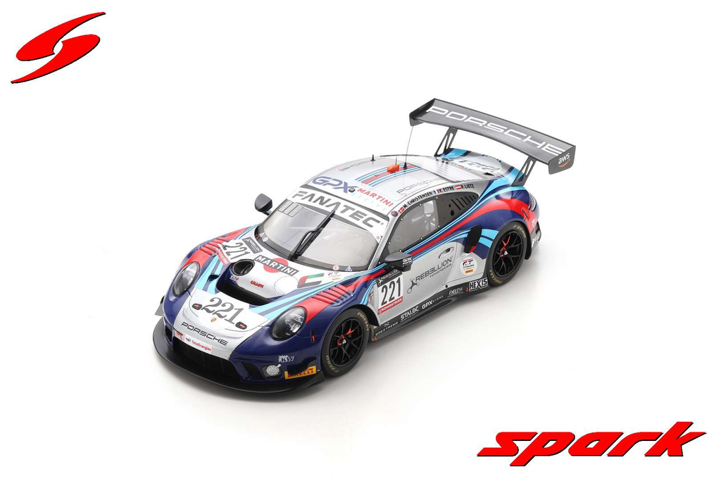 Spark : Porsche 911 GT3 R │ No.221 GPX Martini Racing 24H Spa 2022 R. Lietz - M. Christensen - K. Estre