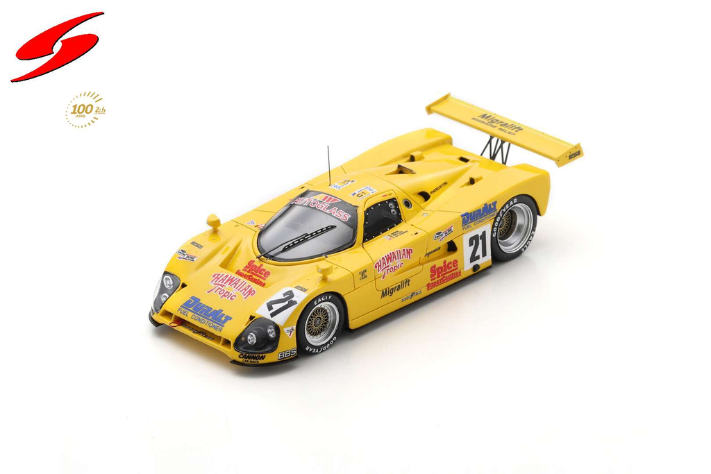 Spark : Spice SE 89 C │ No.21 24h Le Mans 1989 G. Spice - R. Bellm - L. Saint James