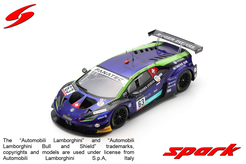 Spark : Lamborghini Huracán GT3 EVO │ No.63 Emil Frey Racing 24h Spa 2022 A. Costa - M. Bortolotti - J. Aitken