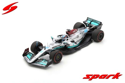 Spark : Mercedes-AMG Petronas F1 W13 E Performance │ No.63 Mercedes-AMG Petronas F1 Team Winner Brazilian GP 2022 George Russell (with pit and number board) with acrylic cover