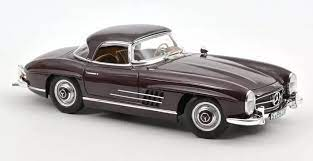 Norev : Mercedes Benz 300SL Roadster│Rouge Foncé│1957