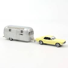 Norev : Mustang & Airstream│Jaune Gris│1968