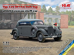 ICM : German staff car Typ 320 (W142) Soft Top