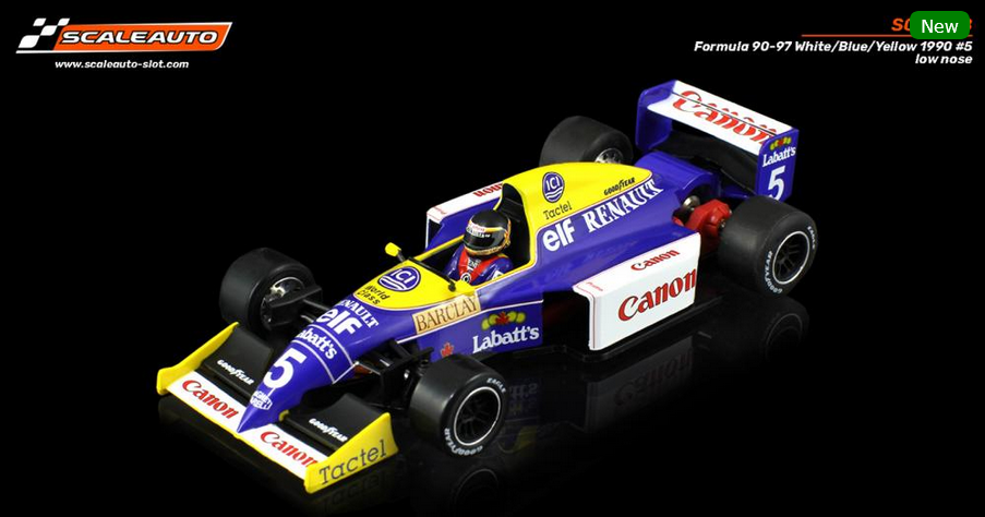 Scaleauto : Formula 1990-97 Williams FW13B n°5 Thierry Boutsen