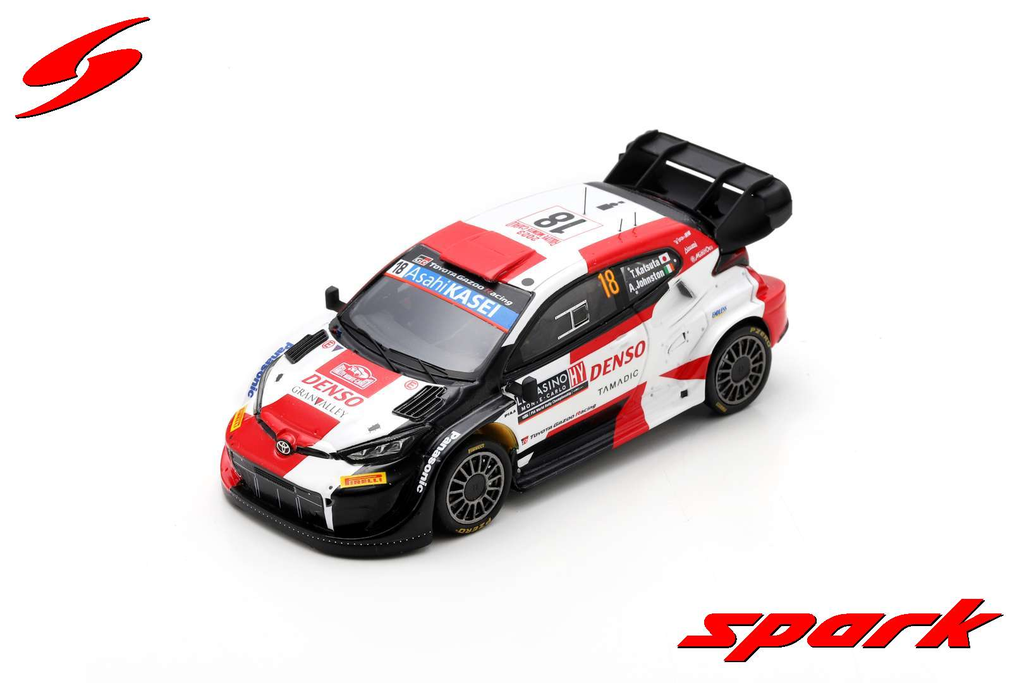 Spark : Toyota Gr Yaris Rally1 Hybrid │ No.18 Toyota Gazoo Racing WRT 6th Rally Monte Carlo 2023 T. Katsuta - A. Johnston