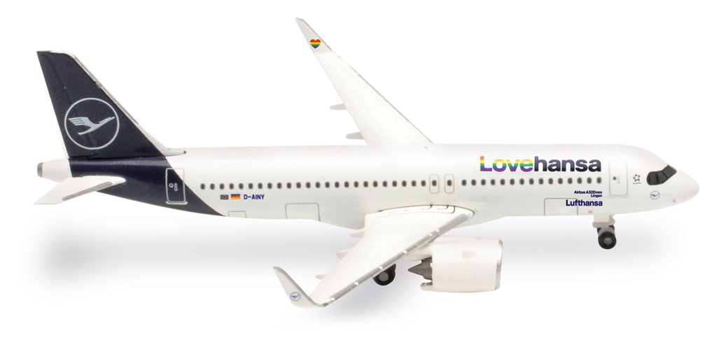 Herpa :  Lufthansa Airbus A320neo, Lovehansa